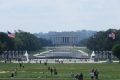 Washington DC : il Campidoglio coperto, la Casa Bianca, il temporale e gli spazi immensi